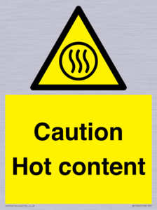 Caution Hot content